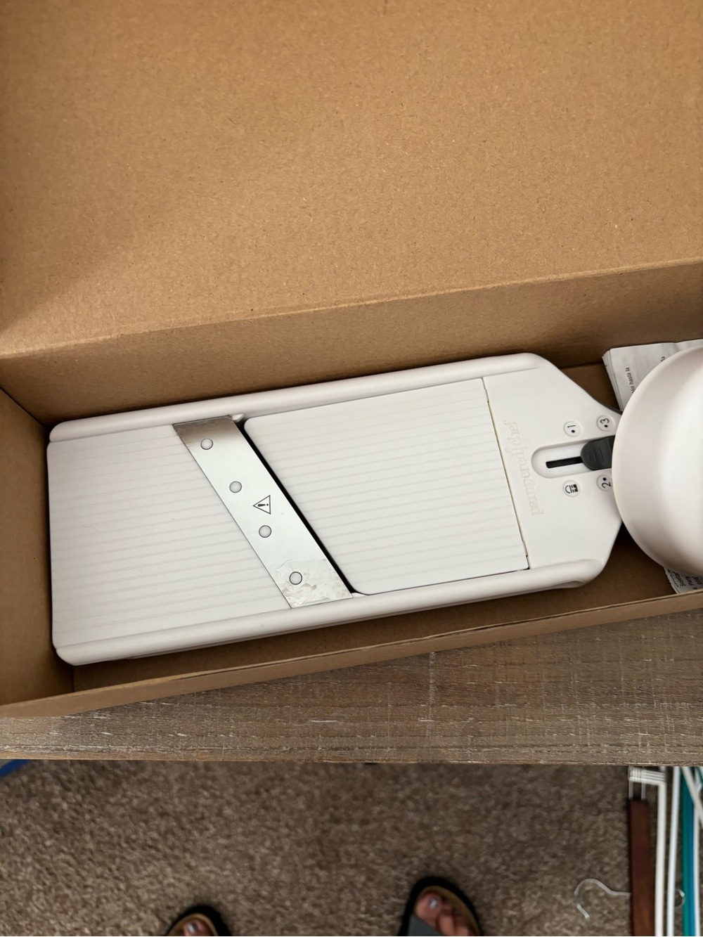 Pampered Chef White Mandoline Slicer